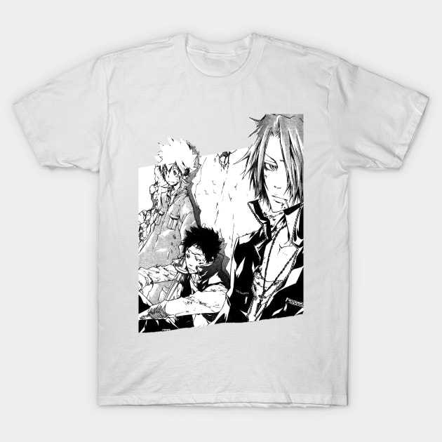 Katekyō Hitman Reborn! - Vongola Trio T-Shirt by BadassManga